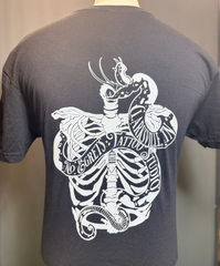 Black Snake & Ribcage Tee (Unisex)