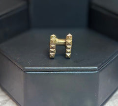 Morton Manley Brass Heart w/ Diamond