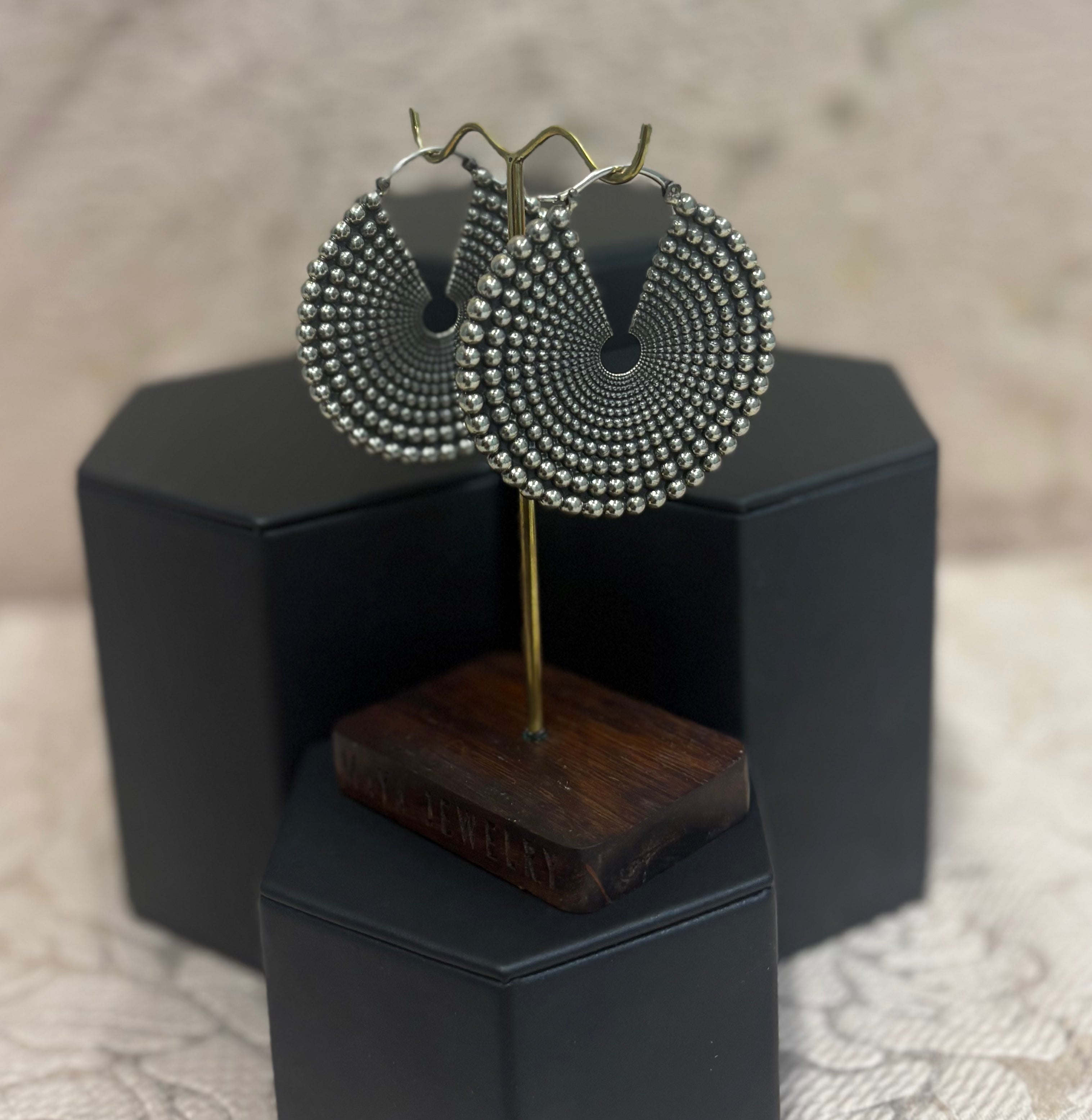 Maya White Brass Kaleidoscope
