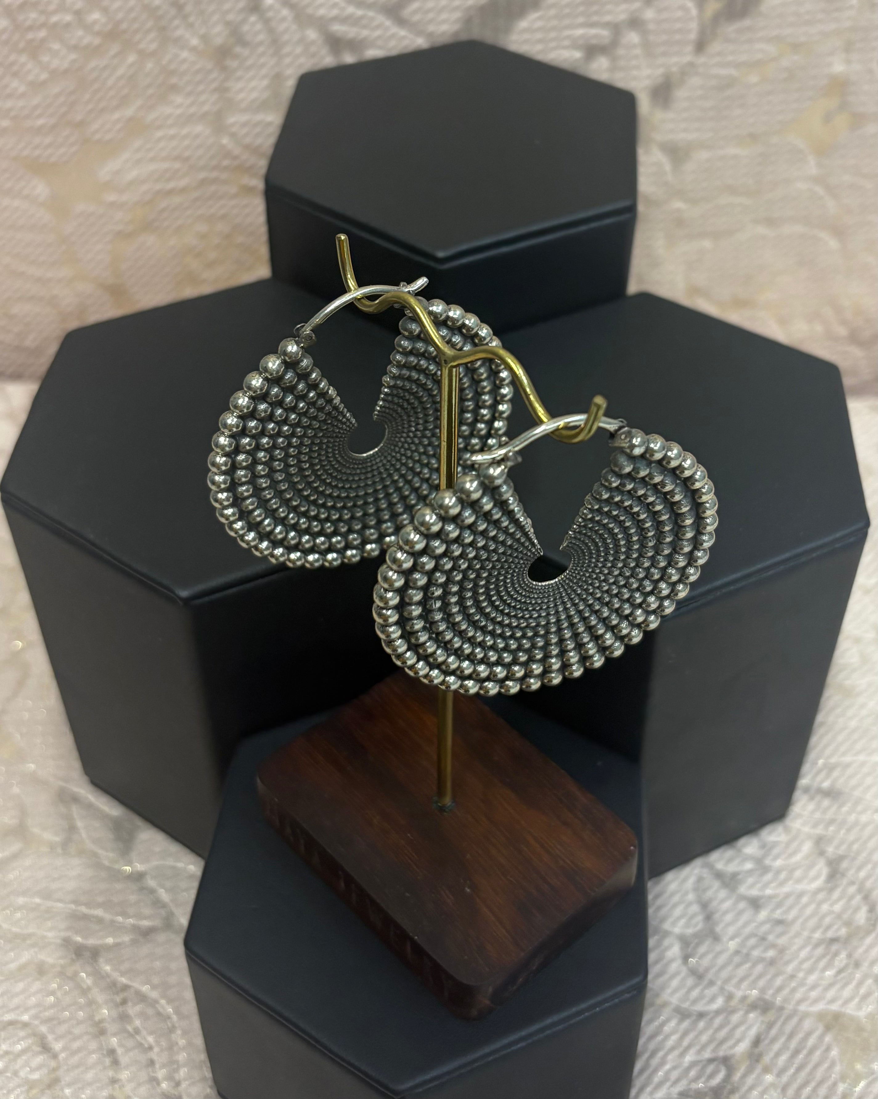 Maya White Brass Kaleidoscope