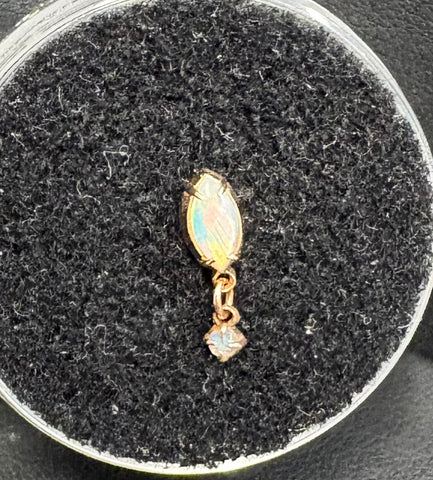 Maya Rose Gold & Opal Dew Drop