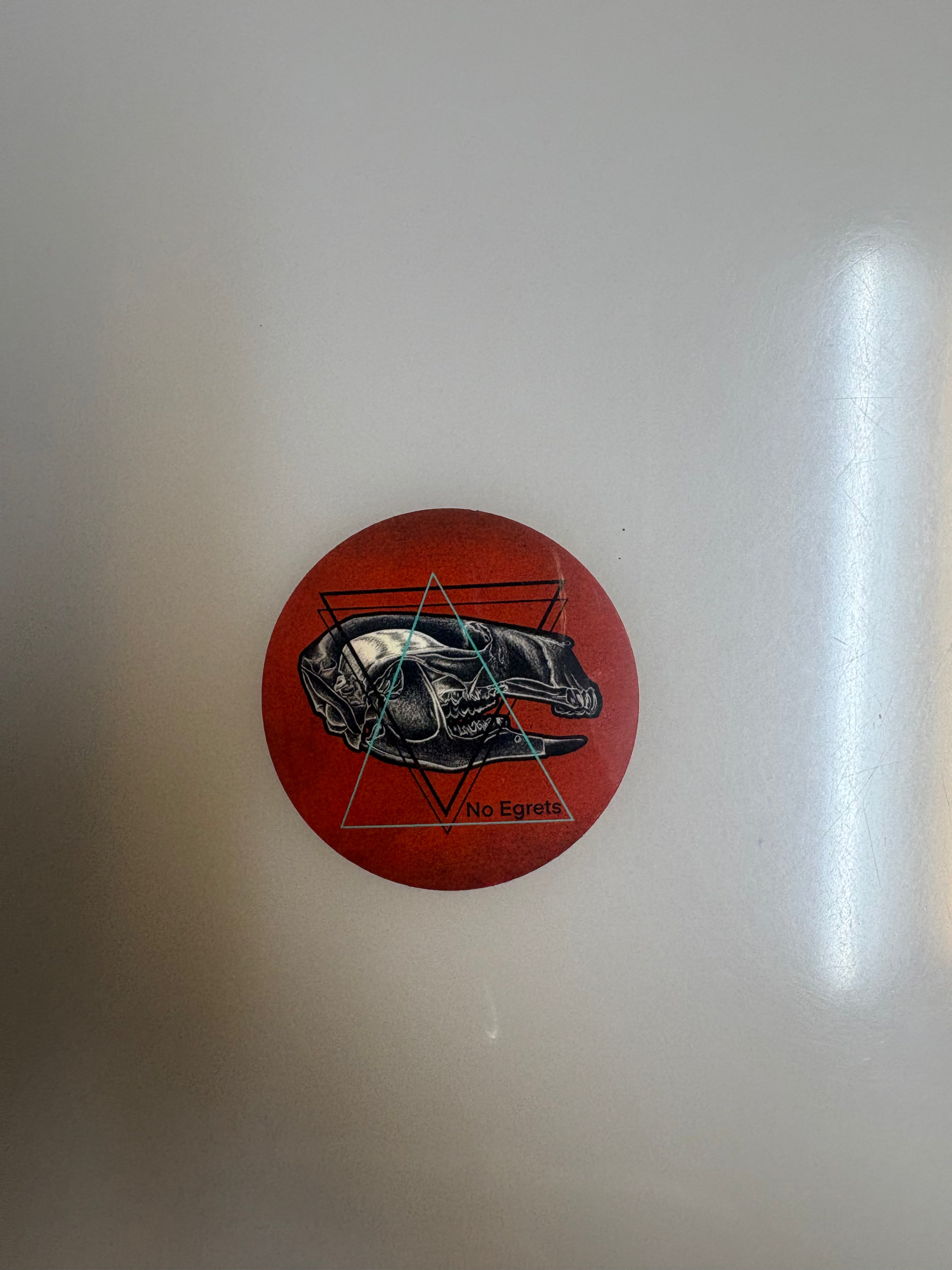 Wallaby Skull Sticker